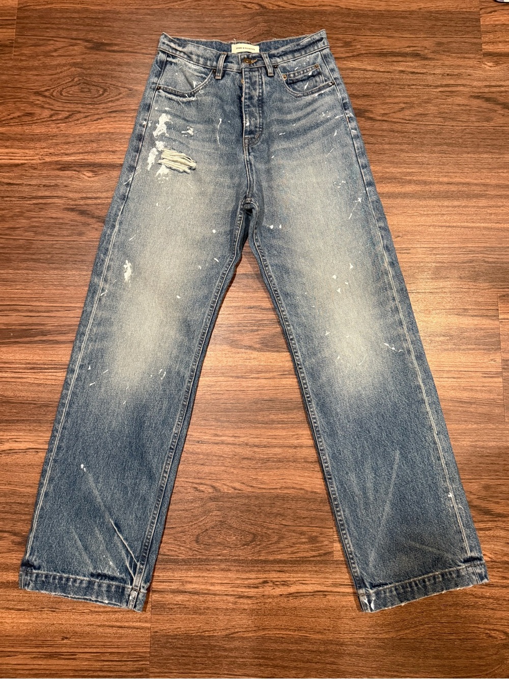 Bare Knuckles Javier Wide Leg Jean. Size 28.